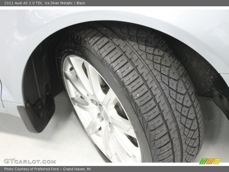 Ice Silver Metallic / Black 2011 Audi A3 2.0 TDI