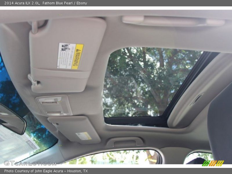 Fathom Blue Pearl / Ebony 2014 Acura ILX 2.0L