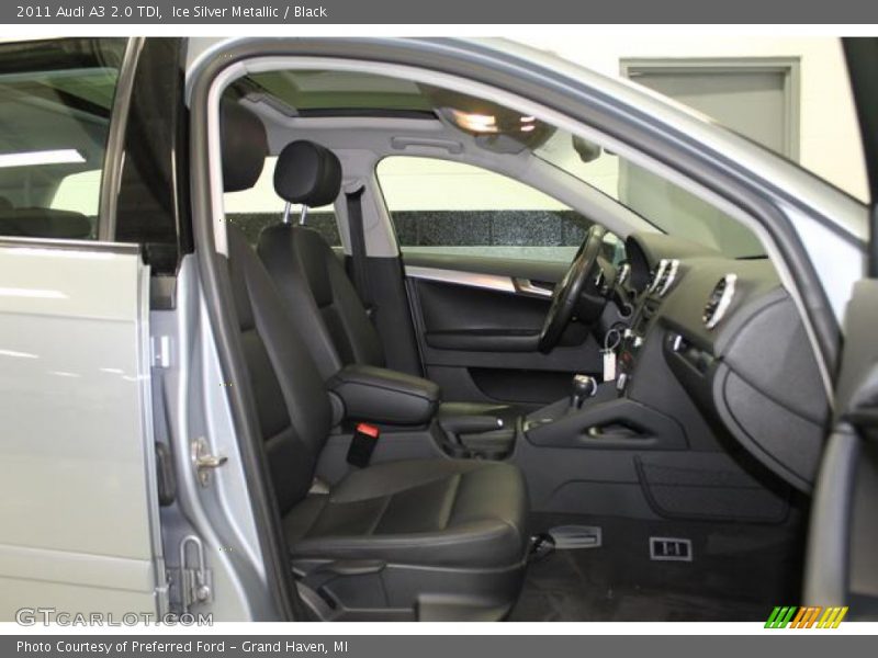Ice Silver Metallic / Black 2011 Audi A3 2.0 TDI