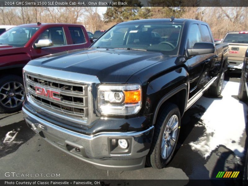 Onyx Black / Jet Black 2014 GMC Sierra 1500 SLE Double Cab 4x4