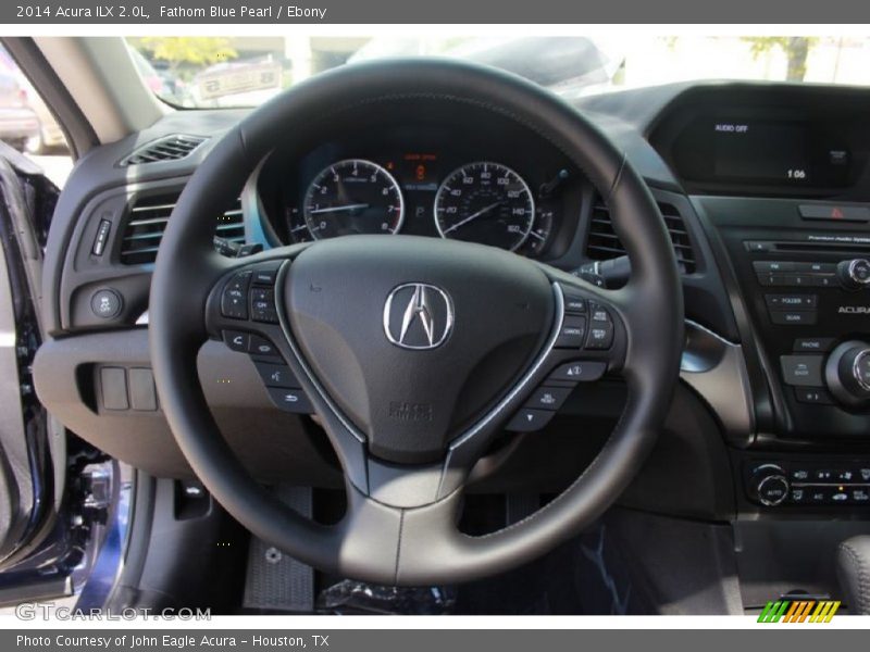 Fathom Blue Pearl / Ebony 2014 Acura ILX 2.0L
