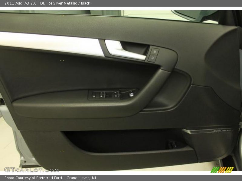 Ice Silver Metallic / Black 2011 Audi A3 2.0 TDI