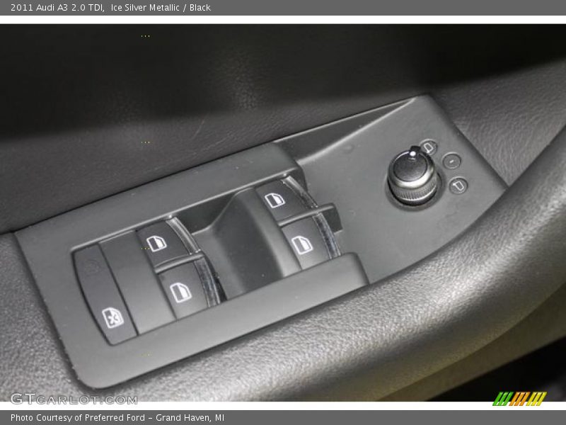 Ice Silver Metallic / Black 2011 Audi A3 2.0 TDI