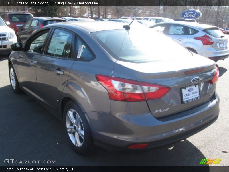 Sterling Gray / Charcoal Black 2014 Ford Focus SE Sedan