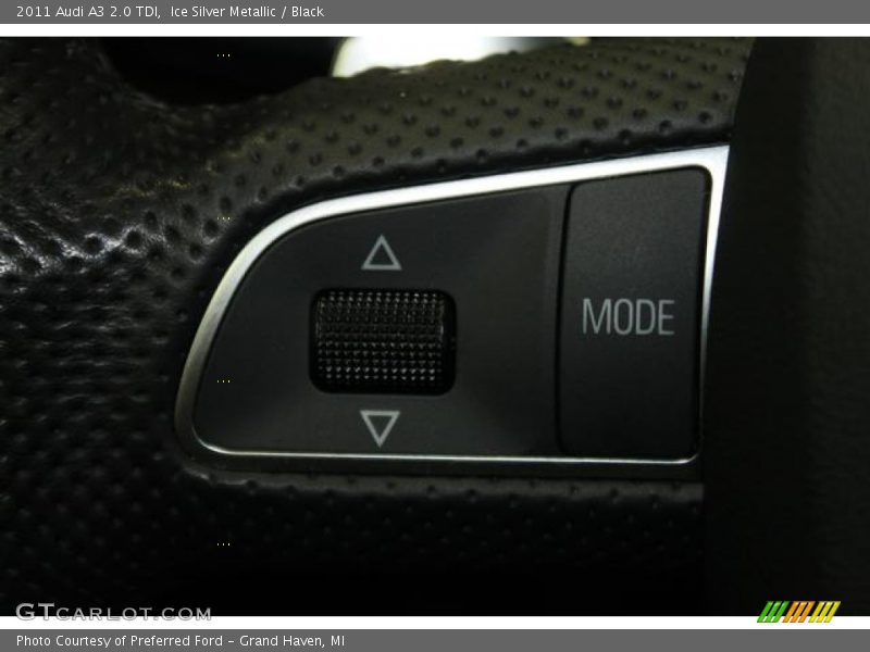 Ice Silver Metallic / Black 2011 Audi A3 2.0 TDI