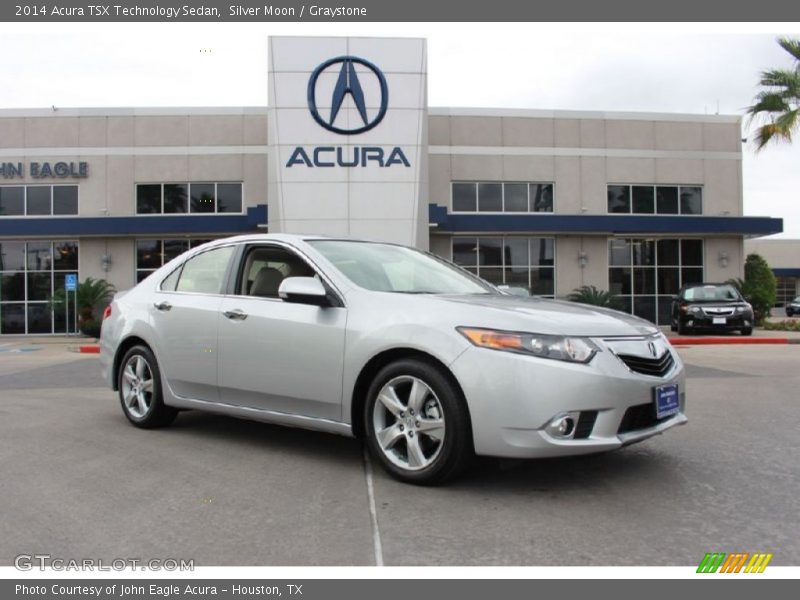 Silver Moon / Graystone 2014 Acura TSX Technology Sedan