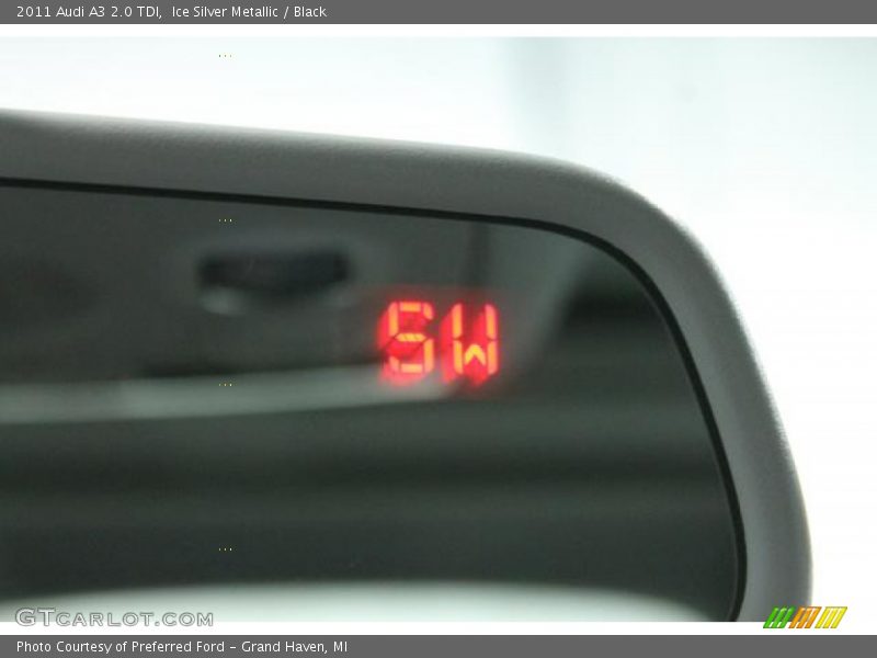 Ice Silver Metallic / Black 2011 Audi A3 2.0 TDI
