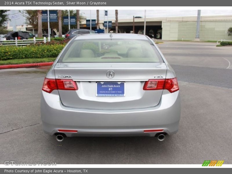 Silver Moon / Graystone 2014 Acura TSX Technology Sedan
