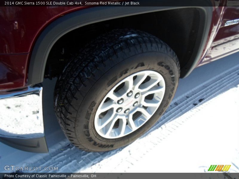 Sonoma Red Metallic / Jet Black 2014 GMC Sierra 1500 SLE Double Cab 4x4