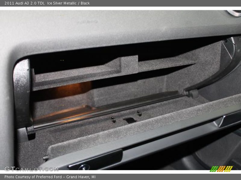 Ice Silver Metallic / Black 2011 Audi A3 2.0 TDI