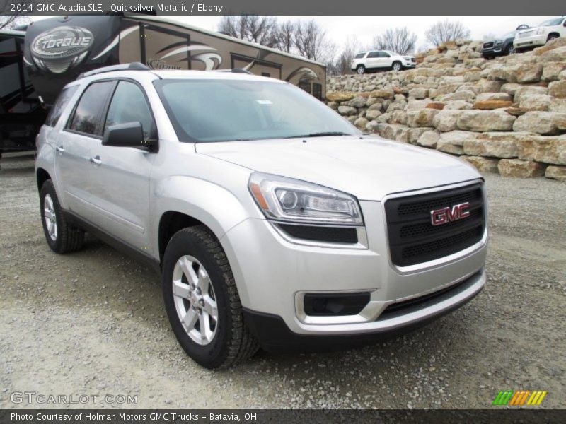 Quicksilver Metallic / Ebony 2014 GMC Acadia SLE