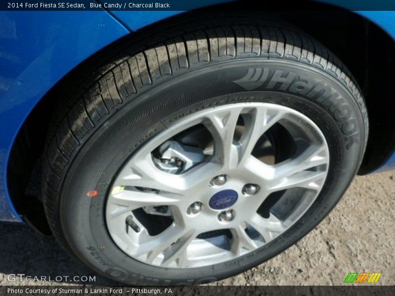 Blue Candy / Charcoal Black 2014 Ford Fiesta SE Sedan