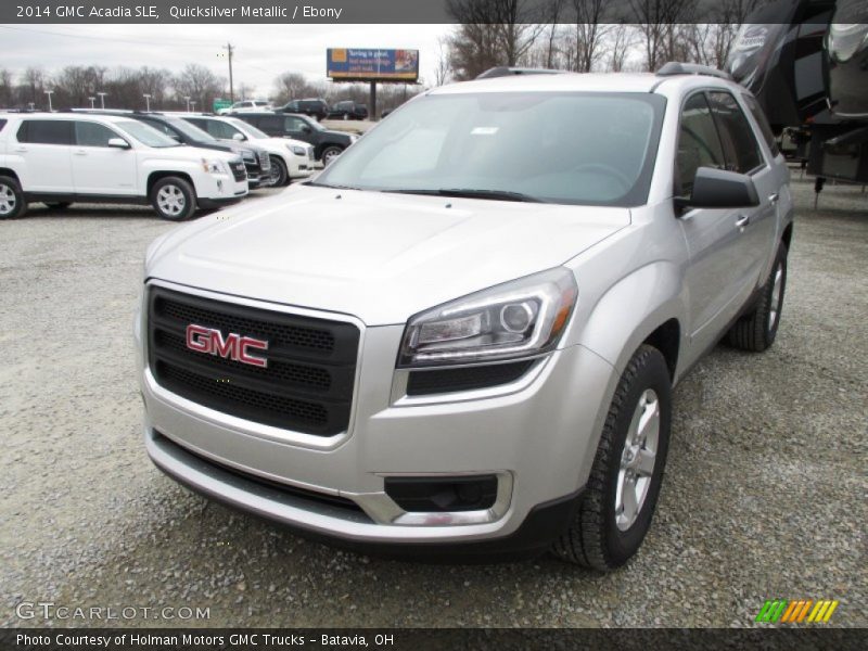 Quicksilver Metallic / Ebony 2014 GMC Acadia SLE