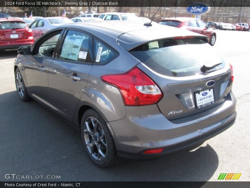 Sterling Gray / Charcoal Black 2014 Ford Focus SE Hatchback