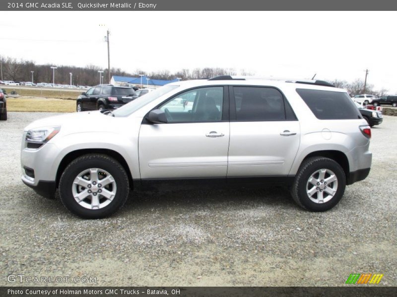 Quicksilver Metallic / Ebony 2014 GMC Acadia SLE