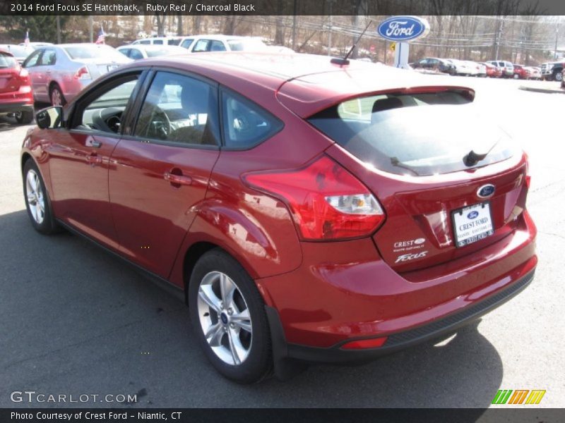 Ruby Red / Charcoal Black 2014 Ford Focus SE Hatchback