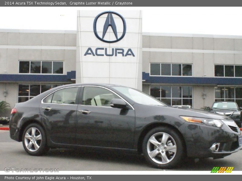 Graphite Luster Metallic / Graystone 2014 Acura TSX Technology Sedan