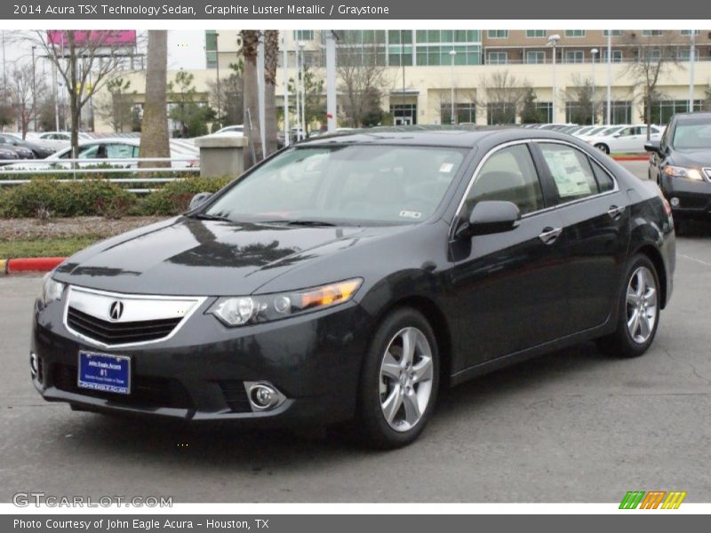 Graphite Luster Metallic / Graystone 2014 Acura TSX Technology Sedan
