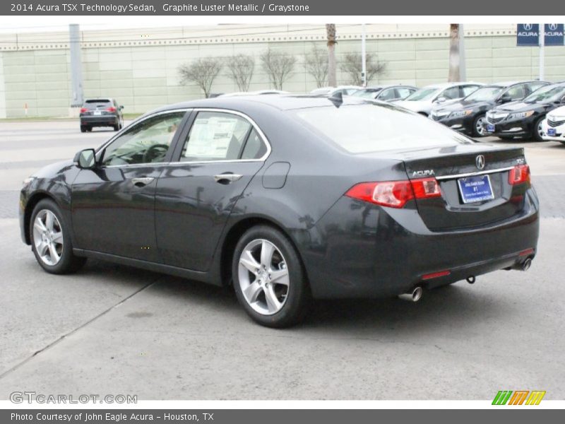 Graphite Luster Metallic / Graystone 2014 Acura TSX Technology Sedan