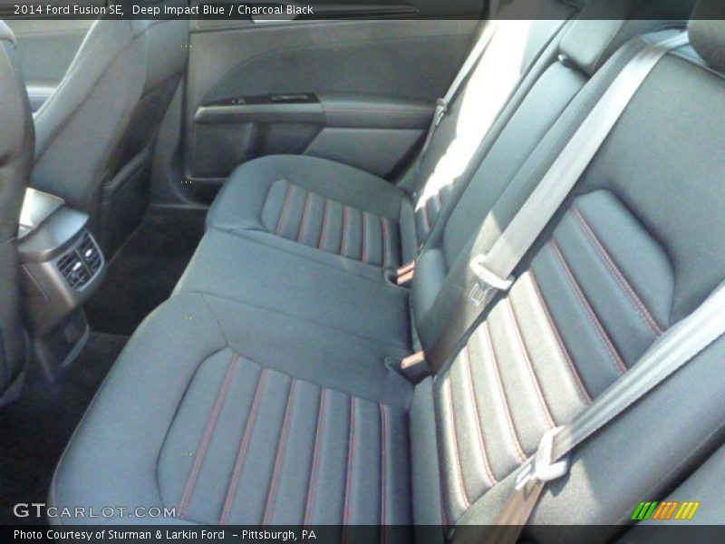 Deep Impact Blue / Charcoal Black 2014 Ford Fusion SE