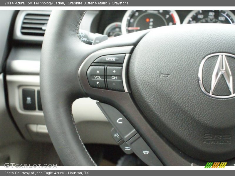 Graphite Luster Metallic / Graystone 2014 Acura TSX Technology Sedan