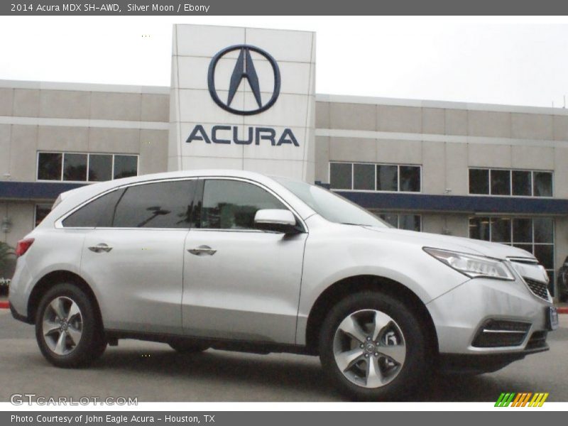 Silver Moon / Ebony 2014 Acura MDX SH-AWD