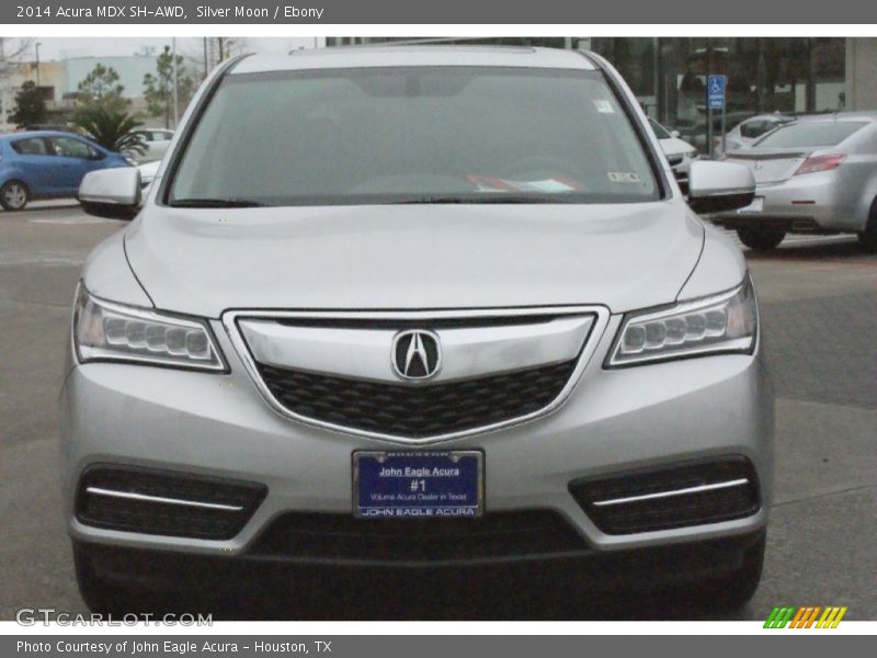Silver Moon / Ebony 2014 Acura MDX SH-AWD