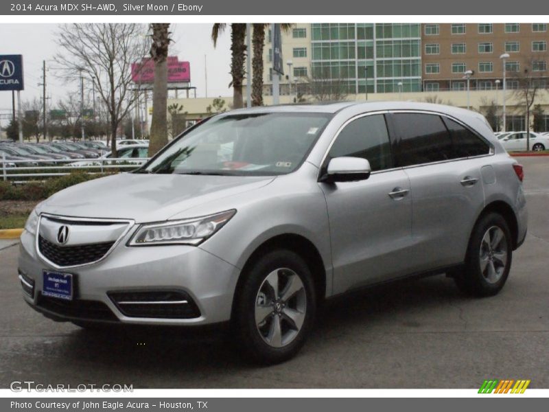 Silver Moon / Ebony 2014 Acura MDX SH-AWD