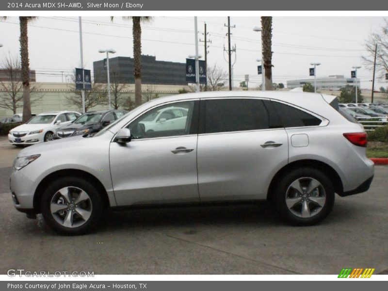 Silver Moon / Ebony 2014 Acura MDX SH-AWD