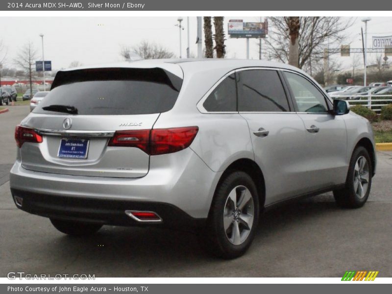 Silver Moon / Ebony 2014 Acura MDX SH-AWD