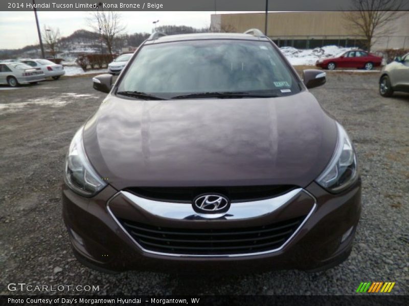 Kona Bronze / Beige 2014 Hyundai Tucson Limited