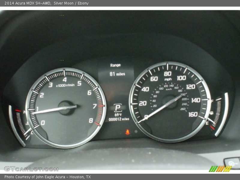 Silver Moon / Ebony 2014 Acura MDX SH-AWD