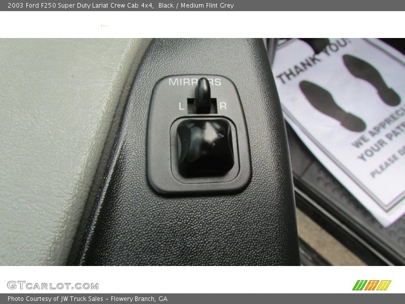Black / Medium Flint Grey 2003 Ford F250 Super Duty Lariat Crew Cab 4x4