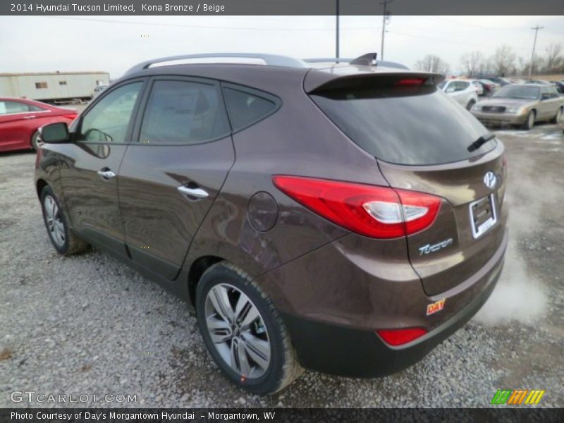 Kona Bronze / Beige 2014 Hyundai Tucson Limited