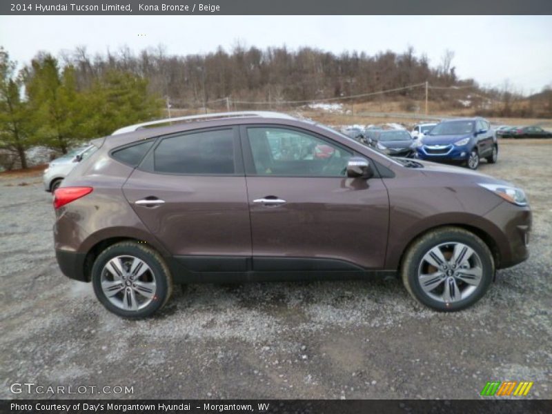 Kona Bronze / Beige 2014 Hyundai Tucson Limited