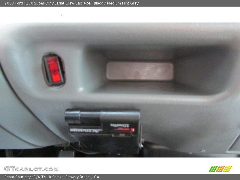 Black / Medium Flint Grey 2003 Ford F250 Super Duty Lariat Crew Cab 4x4