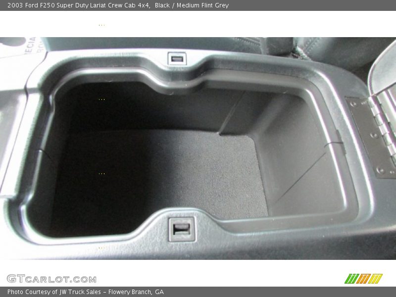 Black / Medium Flint Grey 2003 Ford F250 Super Duty Lariat Crew Cab 4x4
