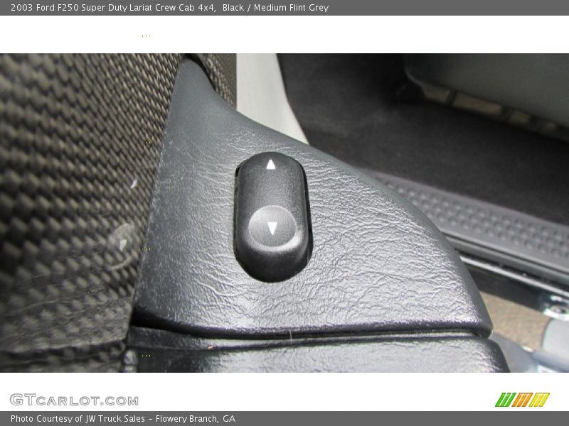 Black / Medium Flint Grey 2003 Ford F250 Super Duty Lariat Crew Cab 4x4