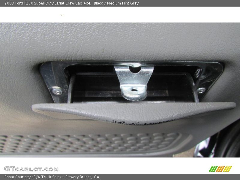 Black / Medium Flint Grey 2003 Ford F250 Super Duty Lariat Crew Cab 4x4