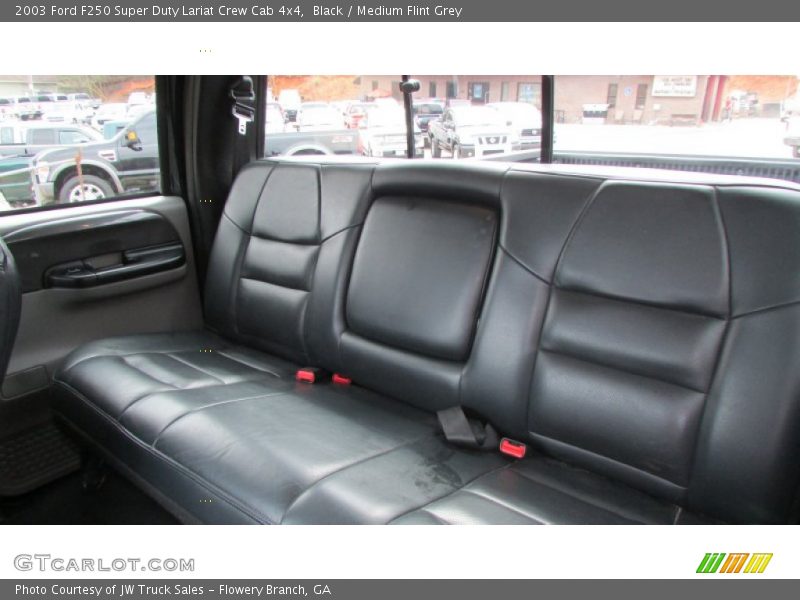 Black / Medium Flint Grey 2003 Ford F250 Super Duty Lariat Crew Cab 4x4