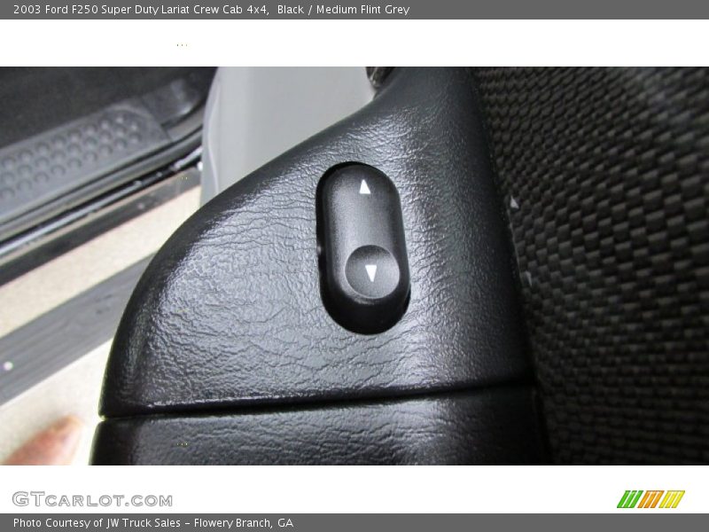 Black / Medium Flint Grey 2003 Ford F250 Super Duty Lariat Crew Cab 4x4