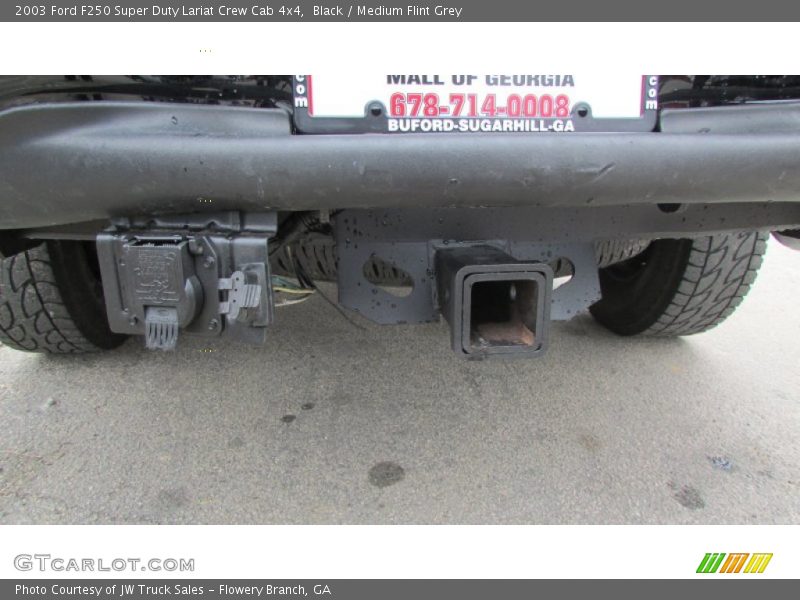Black / Medium Flint Grey 2003 Ford F250 Super Duty Lariat Crew Cab 4x4