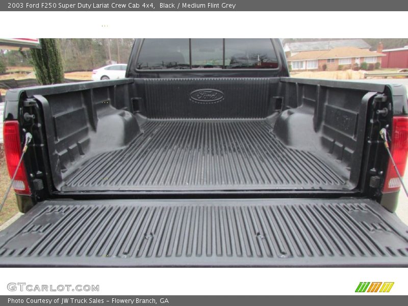 Black / Medium Flint Grey 2003 Ford F250 Super Duty Lariat Crew Cab 4x4