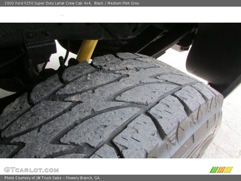 Black / Medium Flint Grey 2003 Ford F250 Super Duty Lariat Crew Cab 4x4
