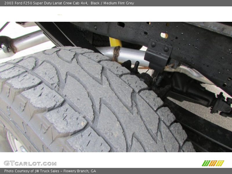 Black / Medium Flint Grey 2003 Ford F250 Super Duty Lariat Crew Cab 4x4