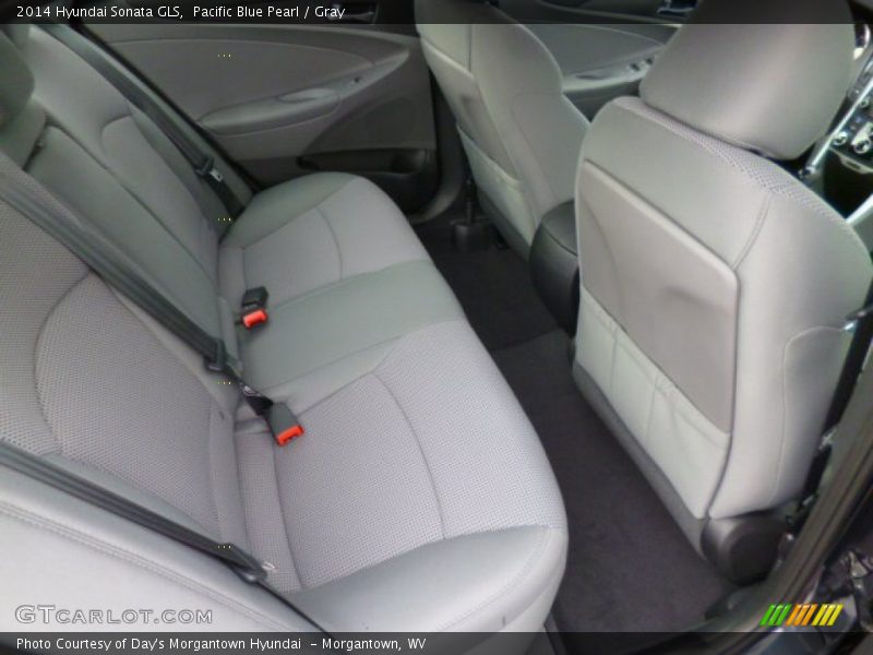 Pacific Blue Pearl / Gray 2014 Hyundai Sonata GLS