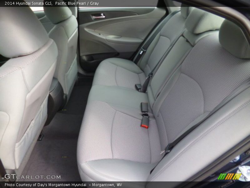 Pacific Blue Pearl / Gray 2014 Hyundai Sonata GLS