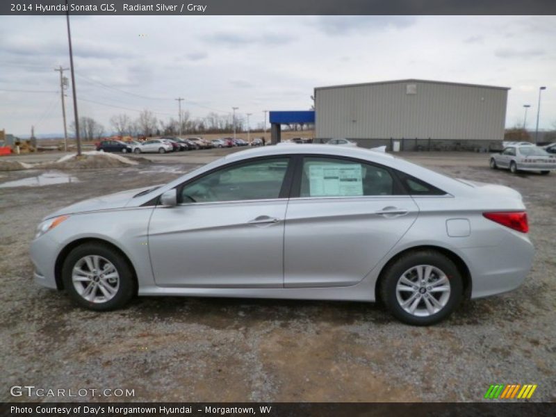 Radiant Silver / Gray 2014 Hyundai Sonata GLS