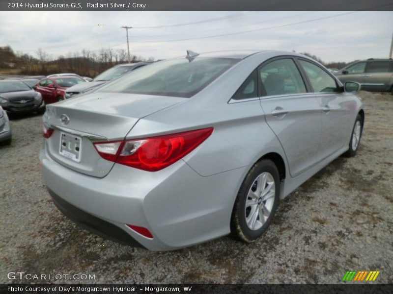 Radiant Silver / Gray 2014 Hyundai Sonata GLS