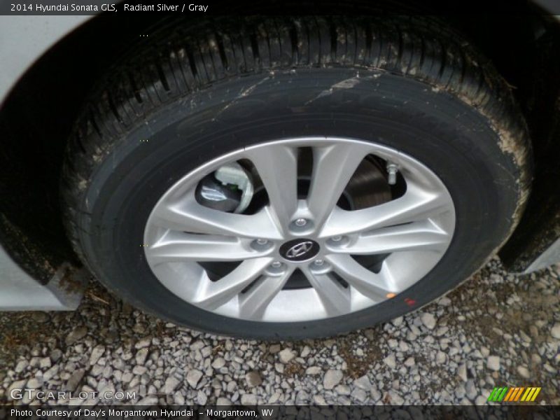 Radiant Silver / Gray 2014 Hyundai Sonata GLS